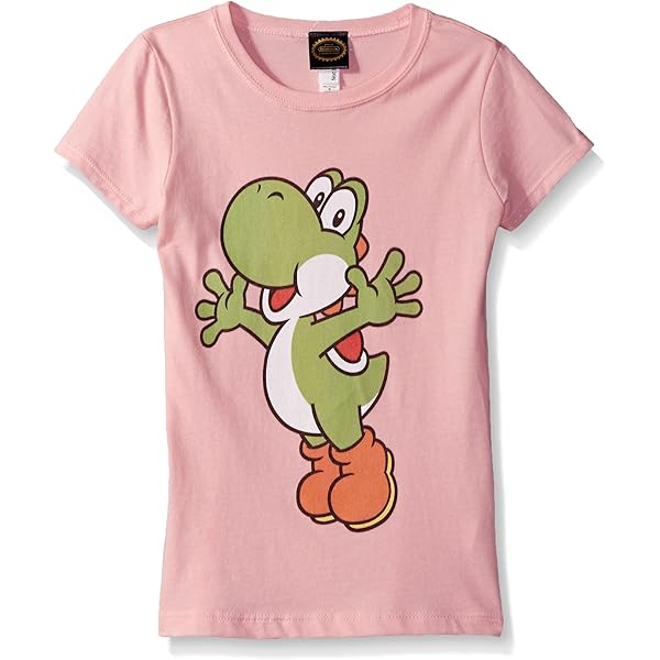 トップス Yoshi Amazon.com: Nintendo Girl's Yoshi Icon T-Shirt, X-Small